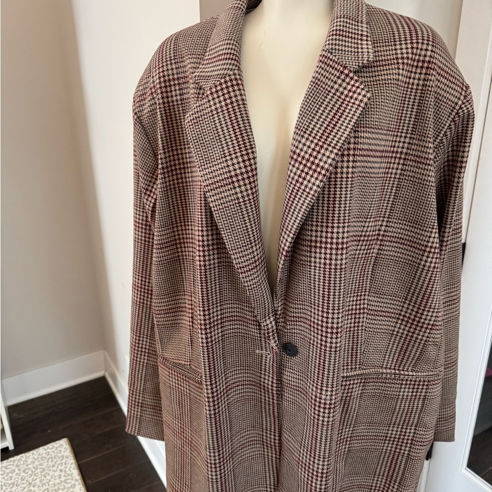 Torrid Brown Plaid Blazer NWT Size 4 (26)